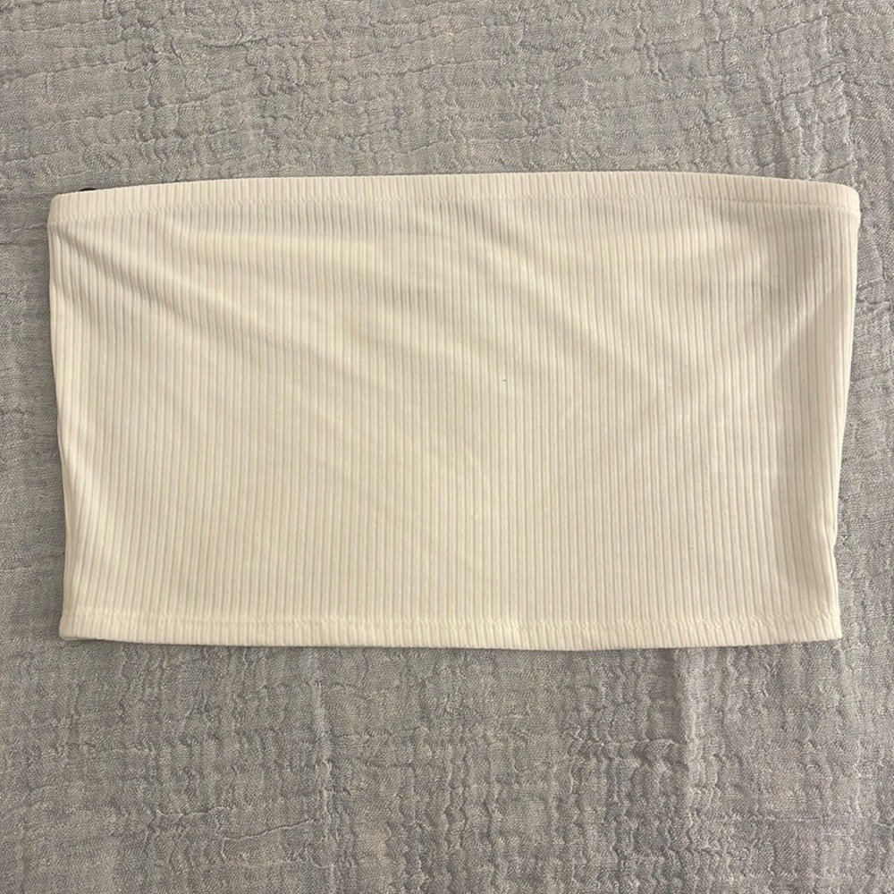 Bonhomia White Bandeau Top, Size M